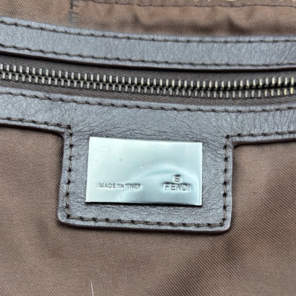 Fendi Tan and Brown Monogram Handbag - Picture 10 of 16